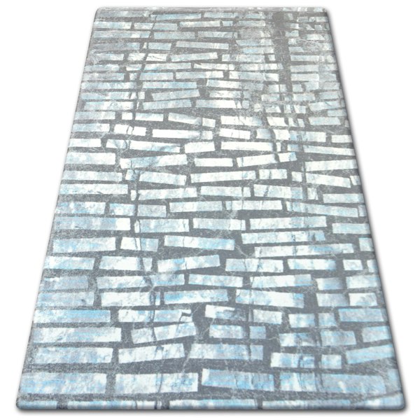 RugsX Andere Rectangular Rug - Light Blue Distressed Stone