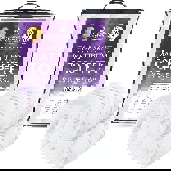 Slumberdown Sleep Soundly Extra Deep 10cm Mattress Topper