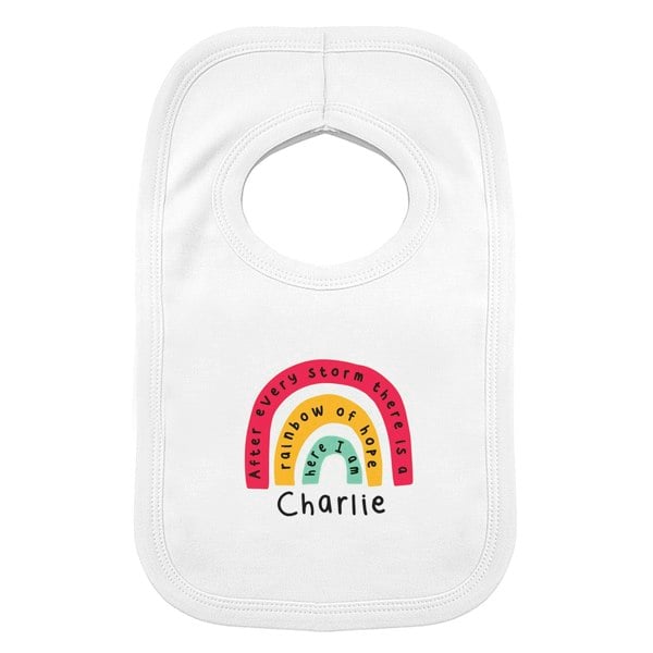 Personalised Memento Company Personalised Rainbow Bib