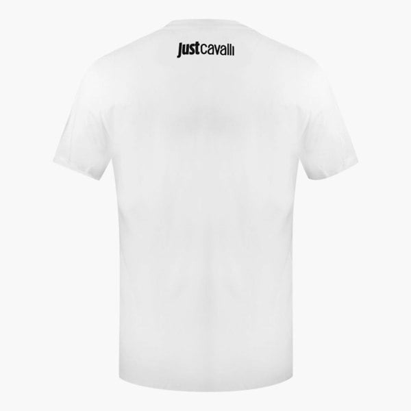 Just Cavalli Fading Logo T-Shirt - White