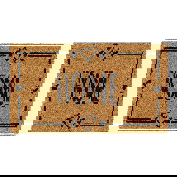 JVL Eco-Friendly Latex Backed Coir Entrance Doormat, 40x70cm - Home Hearts