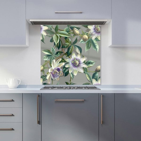 Warren Reed - Designer Passion Flowers Kitchen Splashback