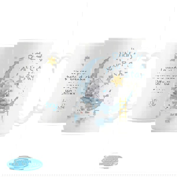 Personalised Memento Company Personalised Tiny Tatty Teddy Daddy You're A Star Mug