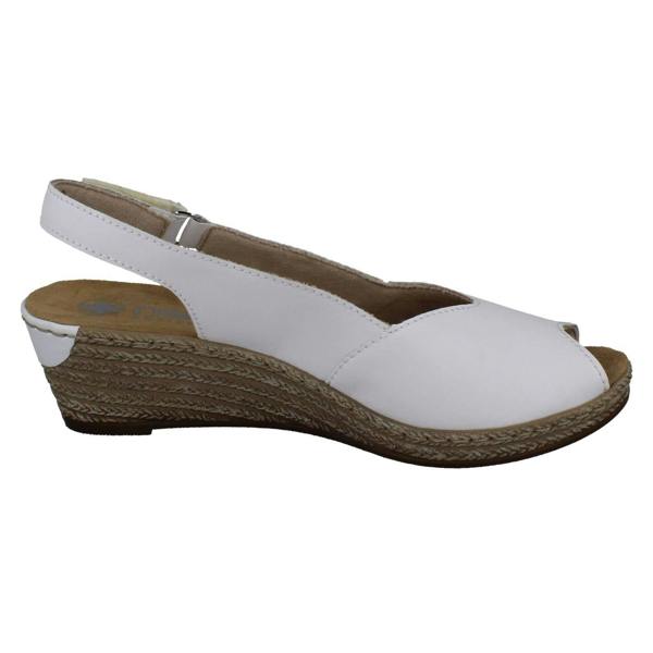 Rieker Ladies Rieker Slingback Wedge Sandals 62462
