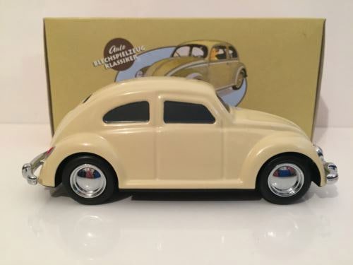 vw kafer ha31 tin plate cream with key 1:43 scale new