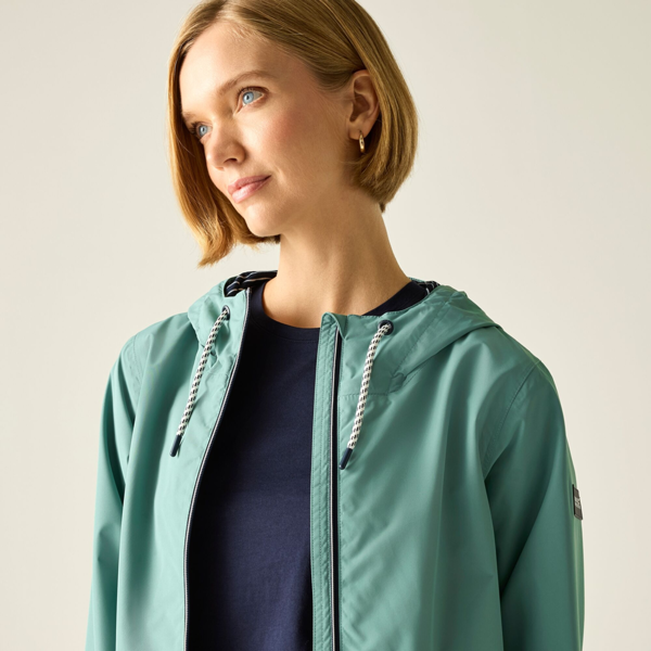 Regatta Womens Bayletta Grid Distress Waterproof Jacket - Ivy Moss