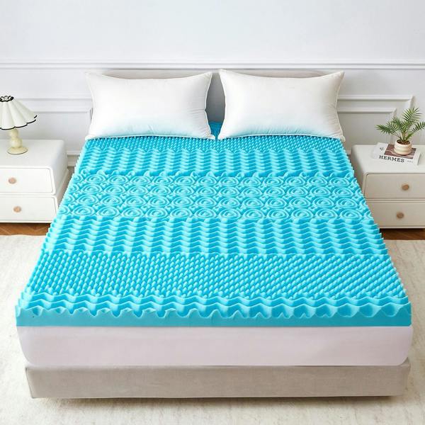 Ezysleep Cooling 7 Zone Memory Foam Mattress Topper