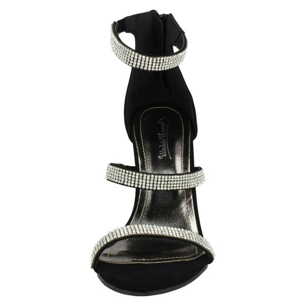 Anne Michelle Ladies Anne Michelle Diamante Strappy Sandals
