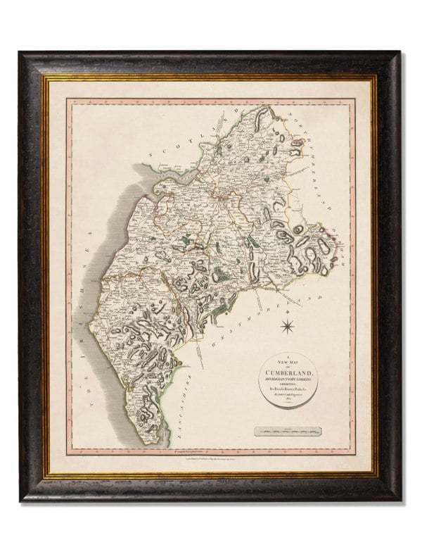 Exceptional Art c.1806 County Maps of England