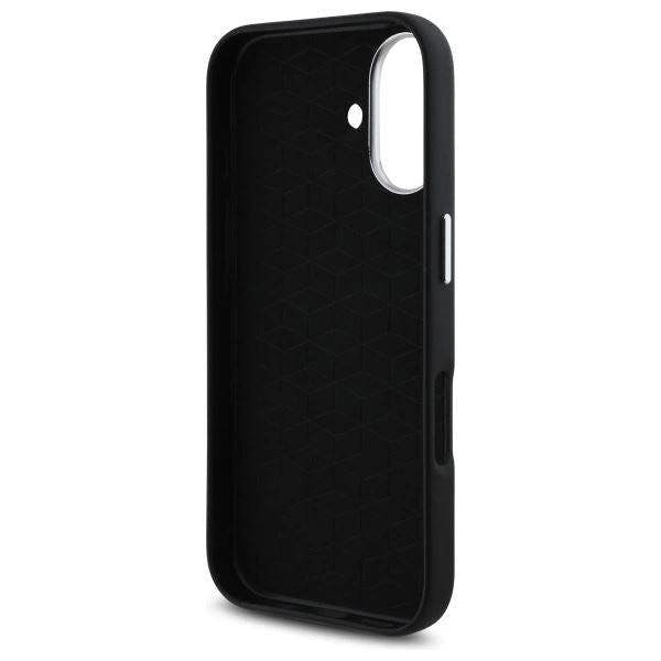 BMW M Smooth Full Wrapped Metal Case with MagSafe for iPhone 16 6.1" Black - BMHCP16S23PMWK