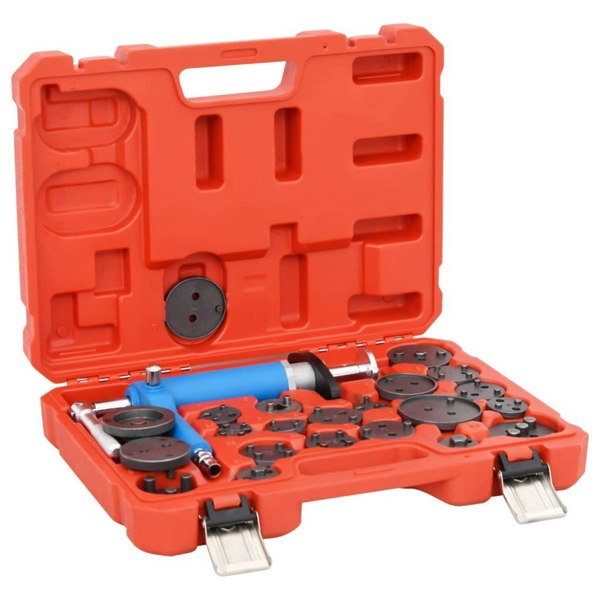 Berkfield 23 Piece Universal Air Brake Piston Calliper Wind-Back Tool Kit