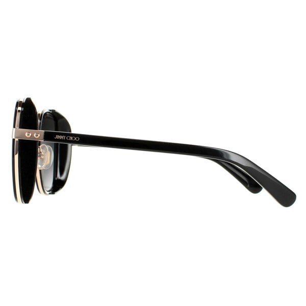 Jimmy Choo Sunglasses Elva/S 2M2 9O Black Gold Grey Gradient