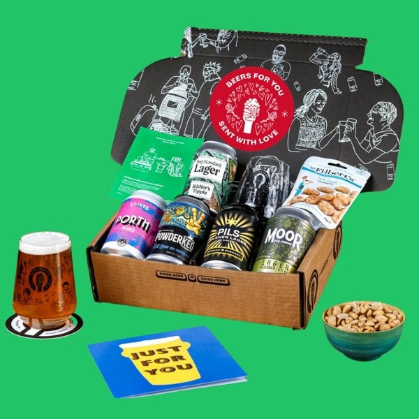 QWERTY Beer Box Valentine's Day Craft Lager Beer Gift