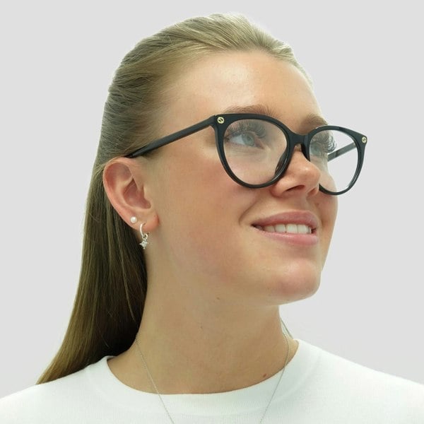 Gucci Glasses Frames GG0093O 001 Black Women