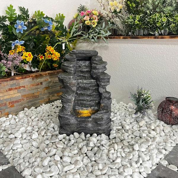 Tranquillity Water Features Mini Rock Cascade Rock Effect Water Feature
