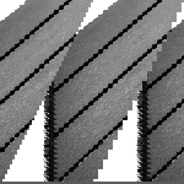 Nicoman Pack of 12 Polydeck PVC Decking Tiles - Black