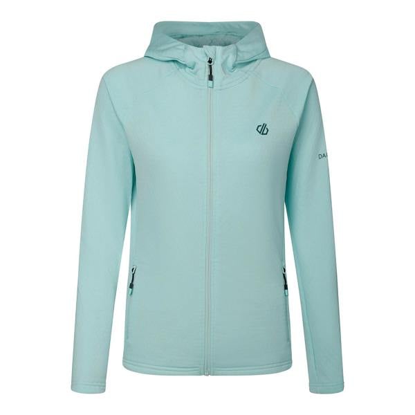 Dare 2B Womens/Ladies Ventura Stretch Hooded Midlayer - Water Ballet - 
