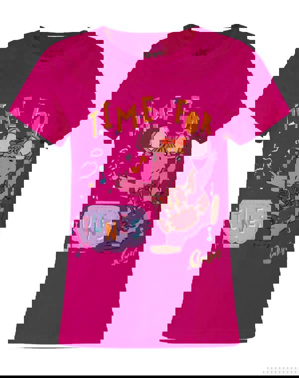 Clangers Girls Pink Tunes Short Sleeved T-Shirt