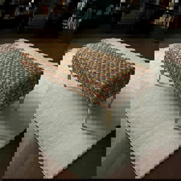 Modern Rectangular Non - Storage Ottoman Seating Stool for UK Homes - ISTOOLS