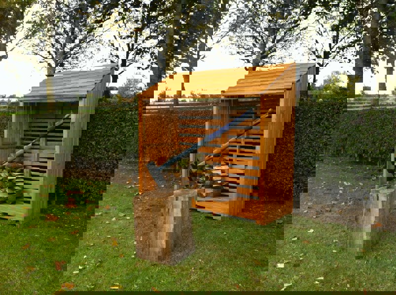 Shire Small Log Store 1506 x 569mm (5x2) - Best Shed