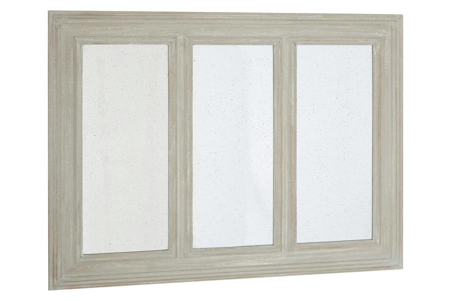 Interiors by Premier Gail 3 Panel Wall Mirror with Ash Wood Frame