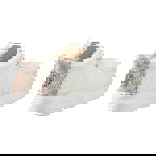HEYDUDE Wally Resort Polyester Blend Men's White/Multi Moccasins Shoes