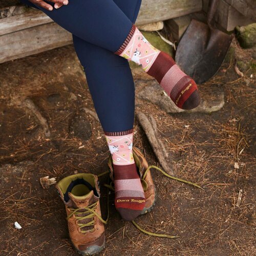 Darn Tough 3 Pair Multipack Womens Critter Club Merino Hiking Socks Signature