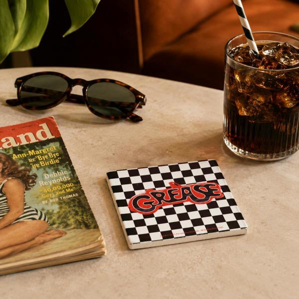 Widdop & Co Fandomania Grease Checkerboard Coaster