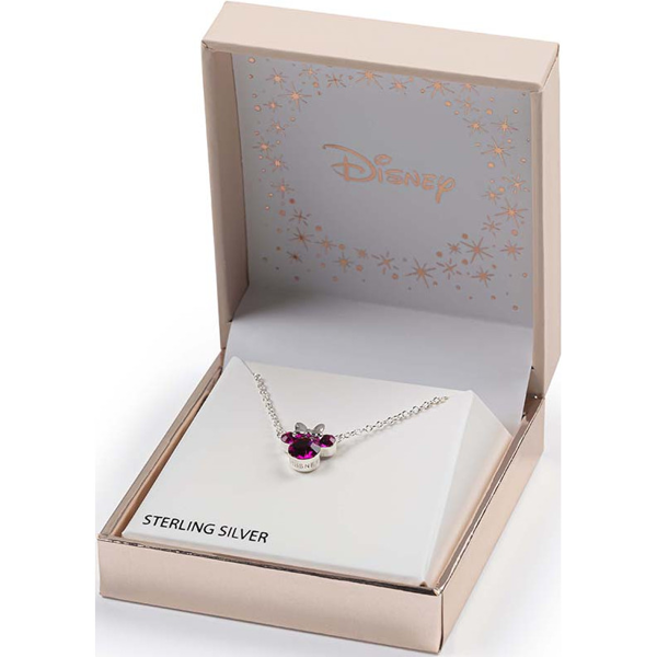 Disney Birthstone Necklace N902352ROCTL-18-PH