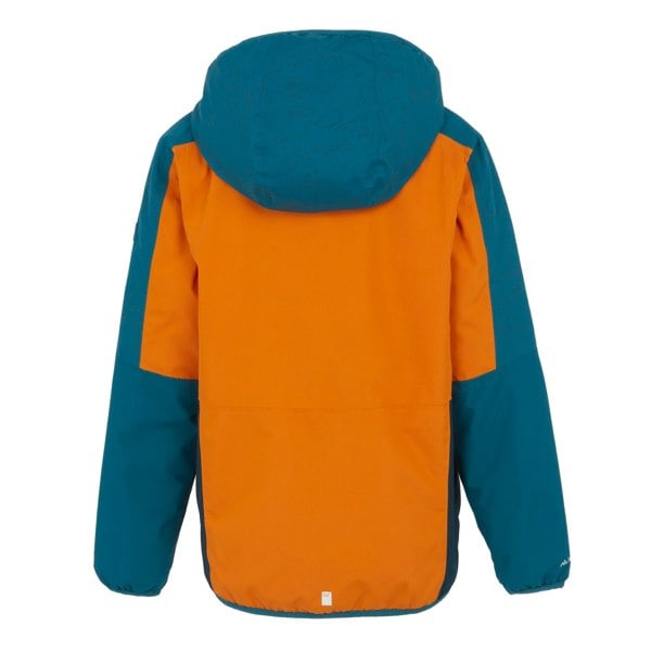 Regatta Childrens/Kids Volcanics VIII Terrain Print Reflective Jacket - Fox/Moroccan Blue