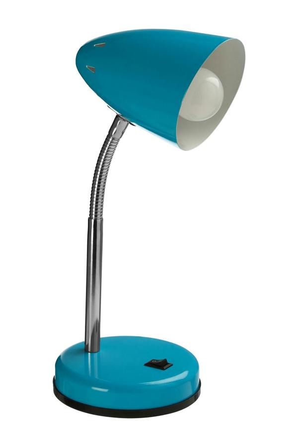 Maison by Premier Flexi Blue Gloss Desk Lamp