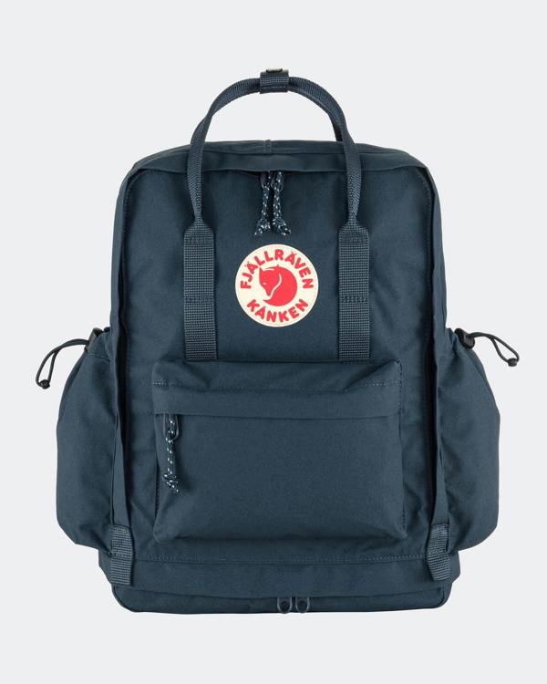Fjallraven Kanken Outlong Unisex Backpack - Navy 560 - CHO - Designer Unisex Bags