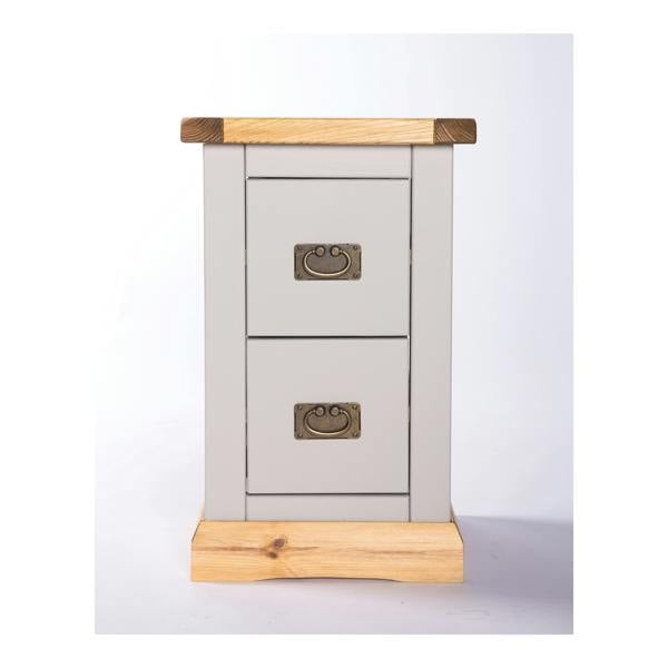 Bomporto 2 Drawer Petite Bedside Table
