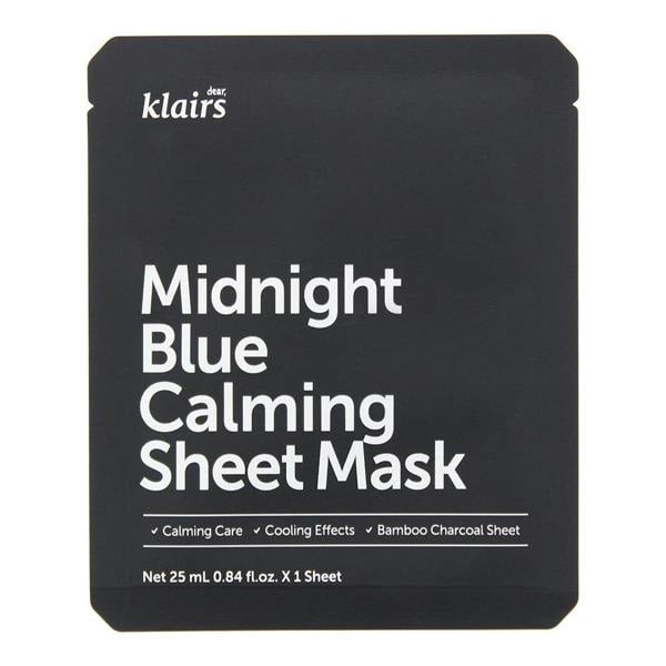 Dear, Klairs Midnight Blue Calming Sheet Mask 25ml