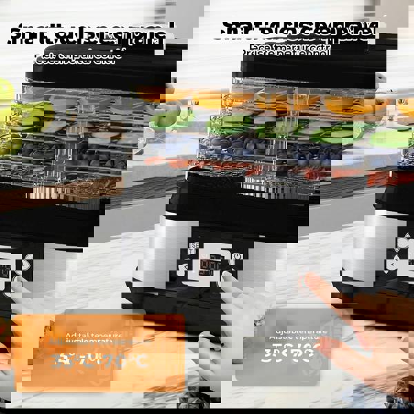 Spector Food Dehydrator 5 Tier Fruit Dryer Meat Drying Machine 450W 35-70°C Temp