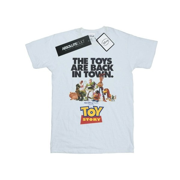 Disney Mens Toy Story Movie Poster T-Shirt - White