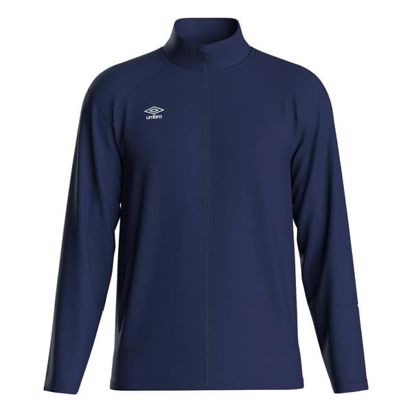Umbro Mens Total Training Knitted Track Jacket - Navy/White - 