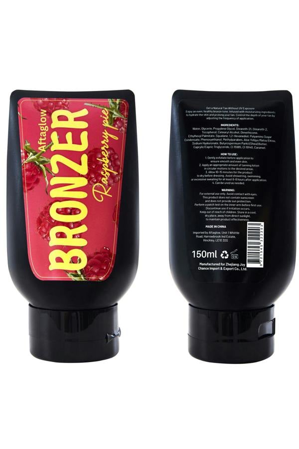 Groundlevel Raspberry Sunbed Tanning Lotion – Fast Tan Accelerator | Deep Glow