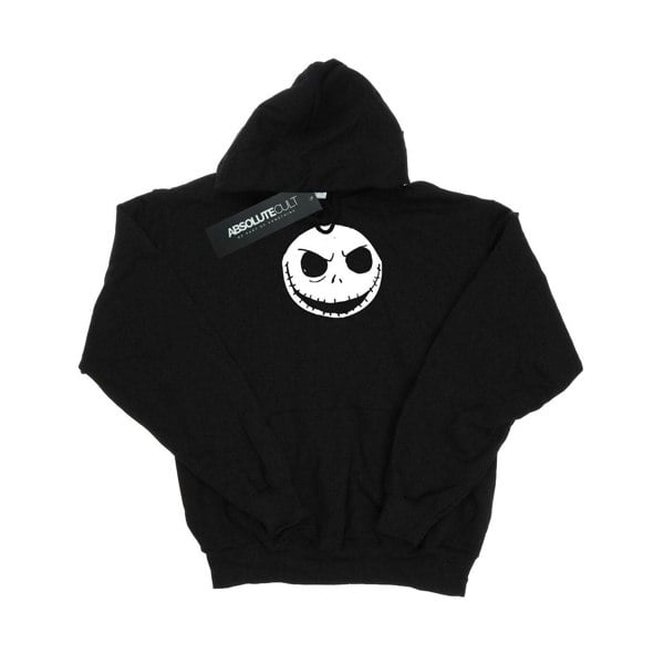 Disney Boys Nightmare Before Christmas Jack Skellington Face Hoodie - Black