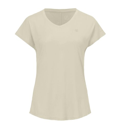 Dare 2B Womens Vigilant Active T-Shirt - Almond Milk - Almond Milk - 90% Polyester/10% Elastane