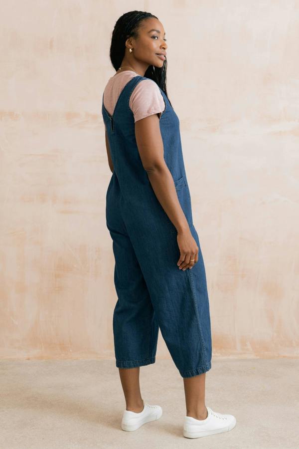 Lily & Me Erica Denim Wide Leg Jumpsuit