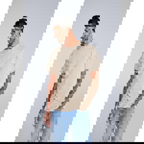 Animal Mens Icon Organic T-Shirt - Beige