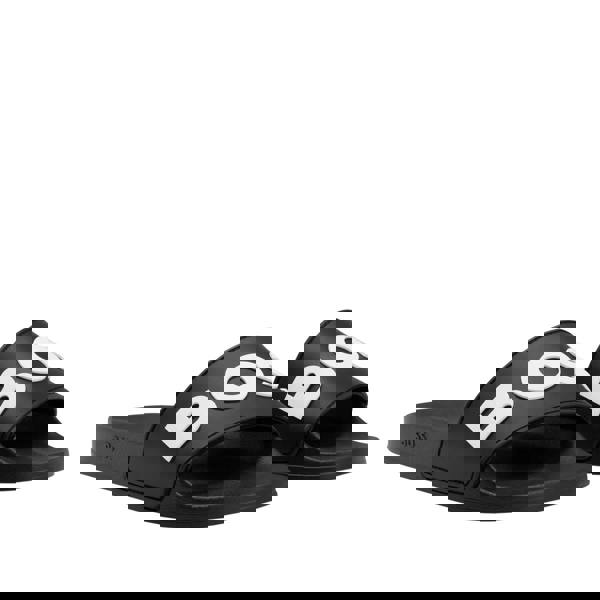 Hugo Boss Womens/Ladies Kirk Logo Sliders - Black - 