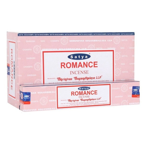Serano 12 Packs of Romance Incense Sticks by Satya