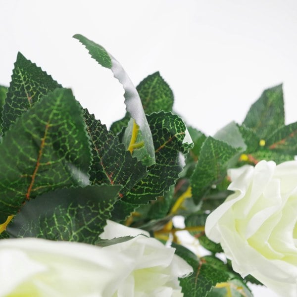 Leaf Artificial Cream Rose Tree Wedding Twisted Vine Detail 90cm (3ft)