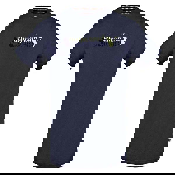 Aquascutum Mens Reflection Logo T-Shirt - Navy Blue - 