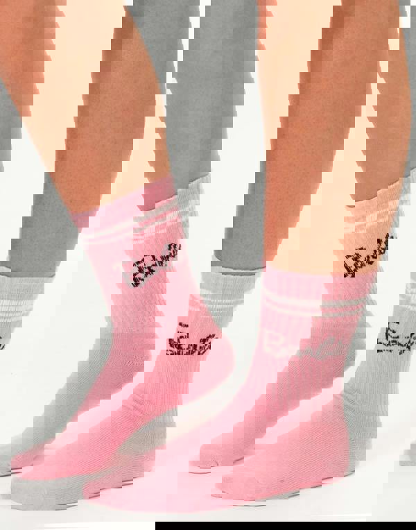 Barbie Womens Pink Character Calf Socks Set of 3 (4-7 UK)