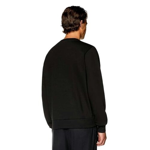 Diesel Unisex Adult Industry 78 Logo Sweatshirt - Black - S - Black - 60% Cotton/40% Polyester