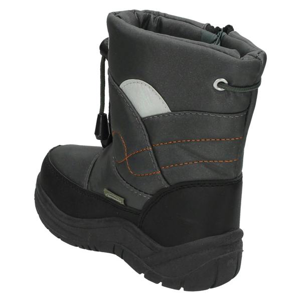 Boys Snow Fun Tie Front Embroidered Design Snow Boots 8.561801A
