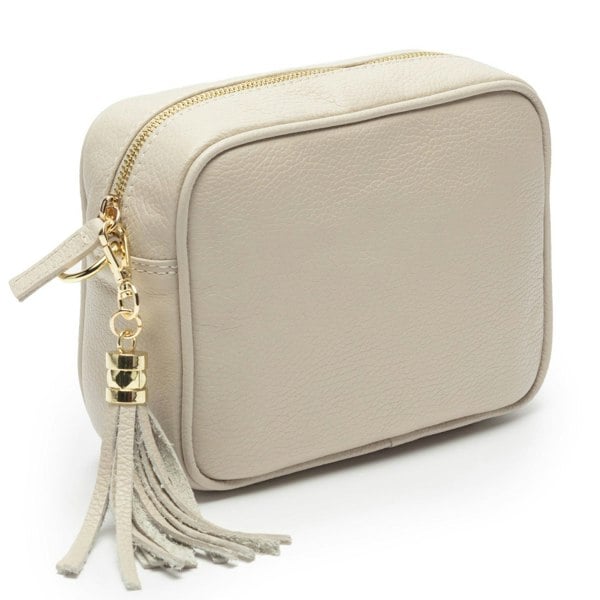 Elie Beaumont Crossbody Tassel Stone